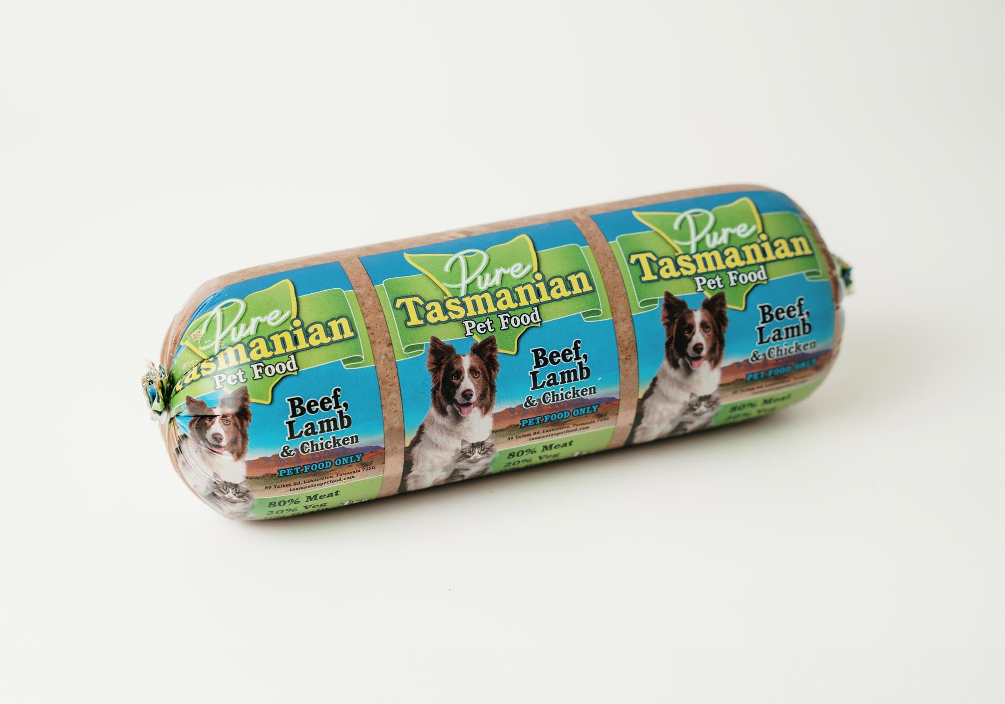 Beef, Lamb & Chicken Cooked Roll 1kg (Refrigerated) – Tasmanian Pet Food